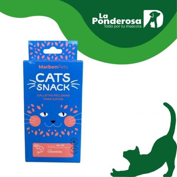 Galleta Cats Snack Camarón 80 Gr